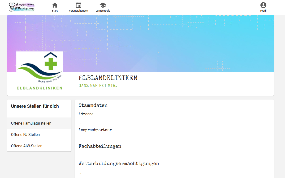 Die doctorsFuture Plattform stellt Ihre Klinik in das richtige Licht, bei der richtigen Zielgruppe!